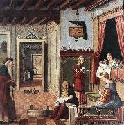 CARPACCIO, Vittore Birth of the Virgin fg oil